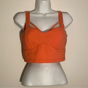 Coral crop top